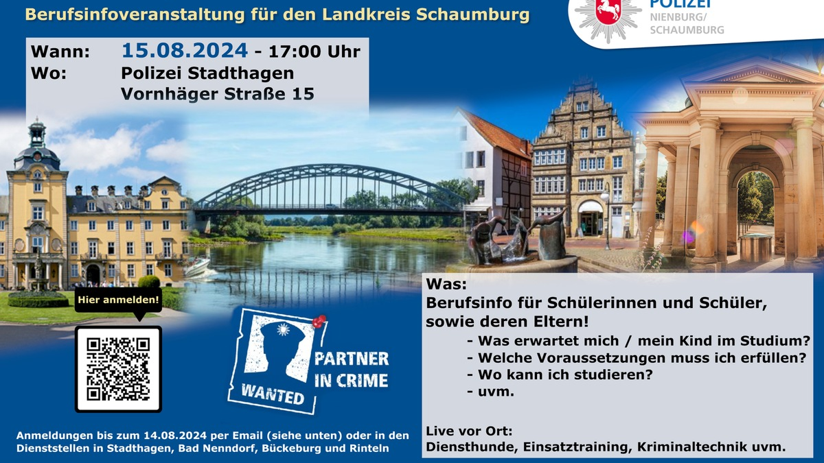 POL-NI: Berufsinformationsabend der Polizei - Foto: presseportal.de