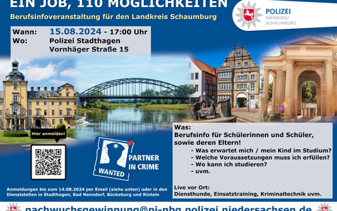 POL-NI: Berufsinformationsabend der Polizei - Foto: presseportal.de