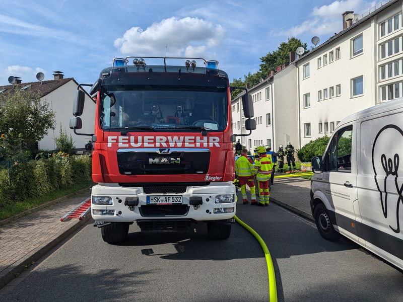 FW-AR: Bestätigter Küchenbrand in Mehrfamilienhaus - Foto: presseportal.de