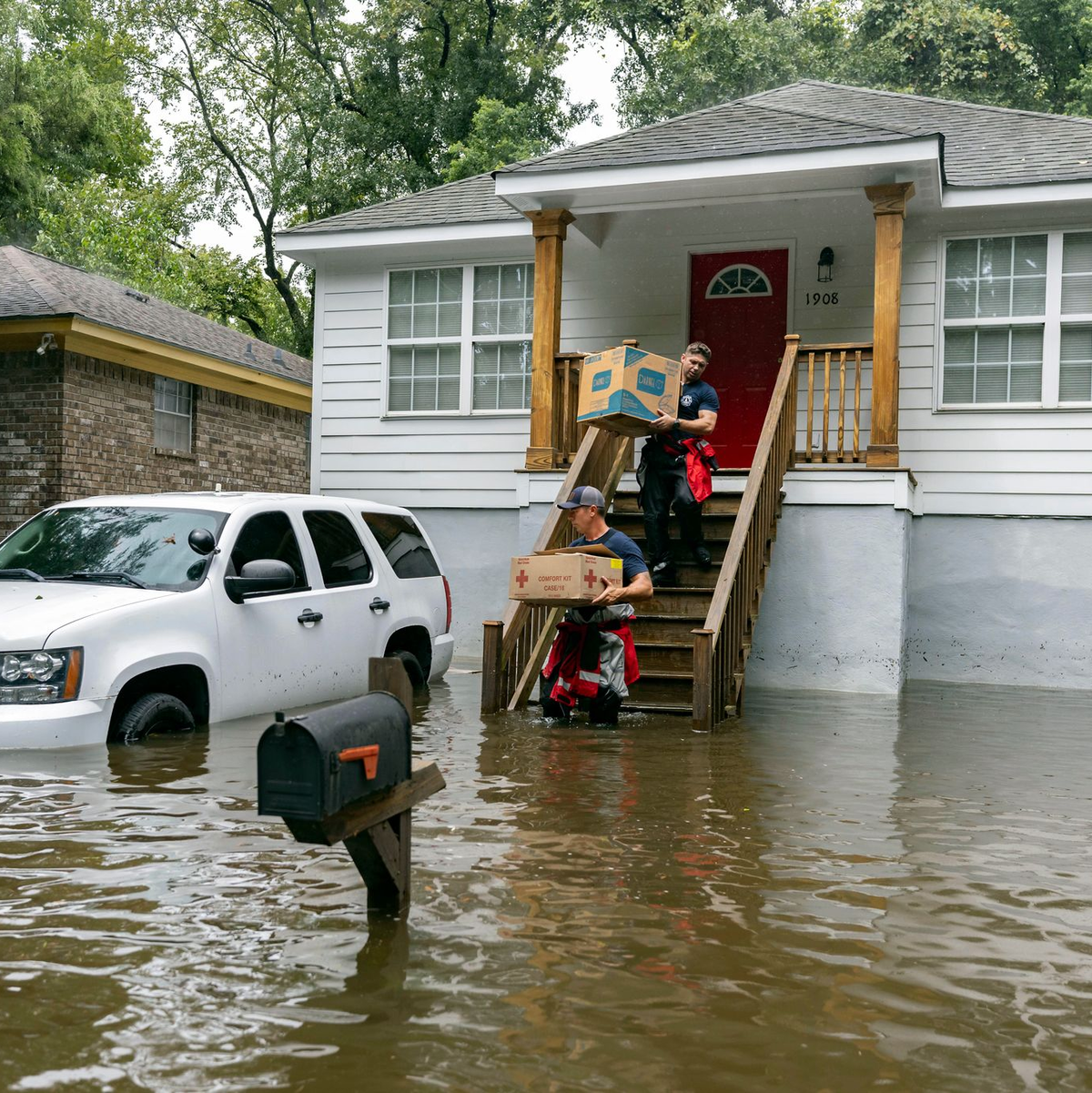 Der Tropensturm «Debby» hat dem Südosten der USA heftige Regenfälle gebracht. - Foto: Stephen B. Morton/AP/dpa