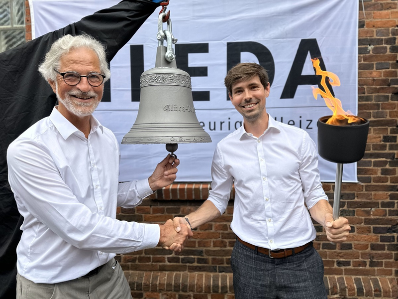 Staffelübergabe bei LEDA: Auf Folkmar Ukena folgt Fynn-Willem Lohe - Foto: presseportal.de