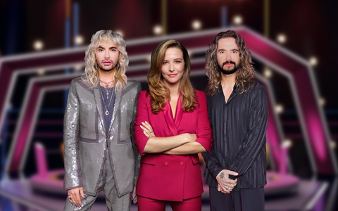 Bill Kaulitz Katrin Bauerfeind Tom Kaulitz Die Super Duper Show - Foto: André Kowalski/ Johanna Brinckman, presseportal.de Bill Kaulitz Katrin Bauerfeind Tom Kaulitz Die Super Duper Show - Foto: André Kowalski/ Johanna Brinckman, presseportal.de