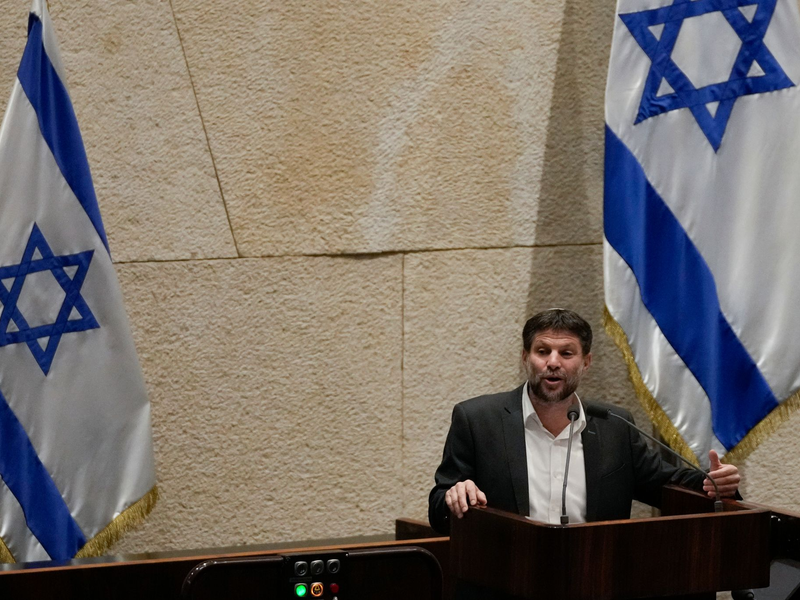 Israelischer Finanzminister Bezalel Smotrich - Foto: Maya Alerruzzo/AP/dpa
