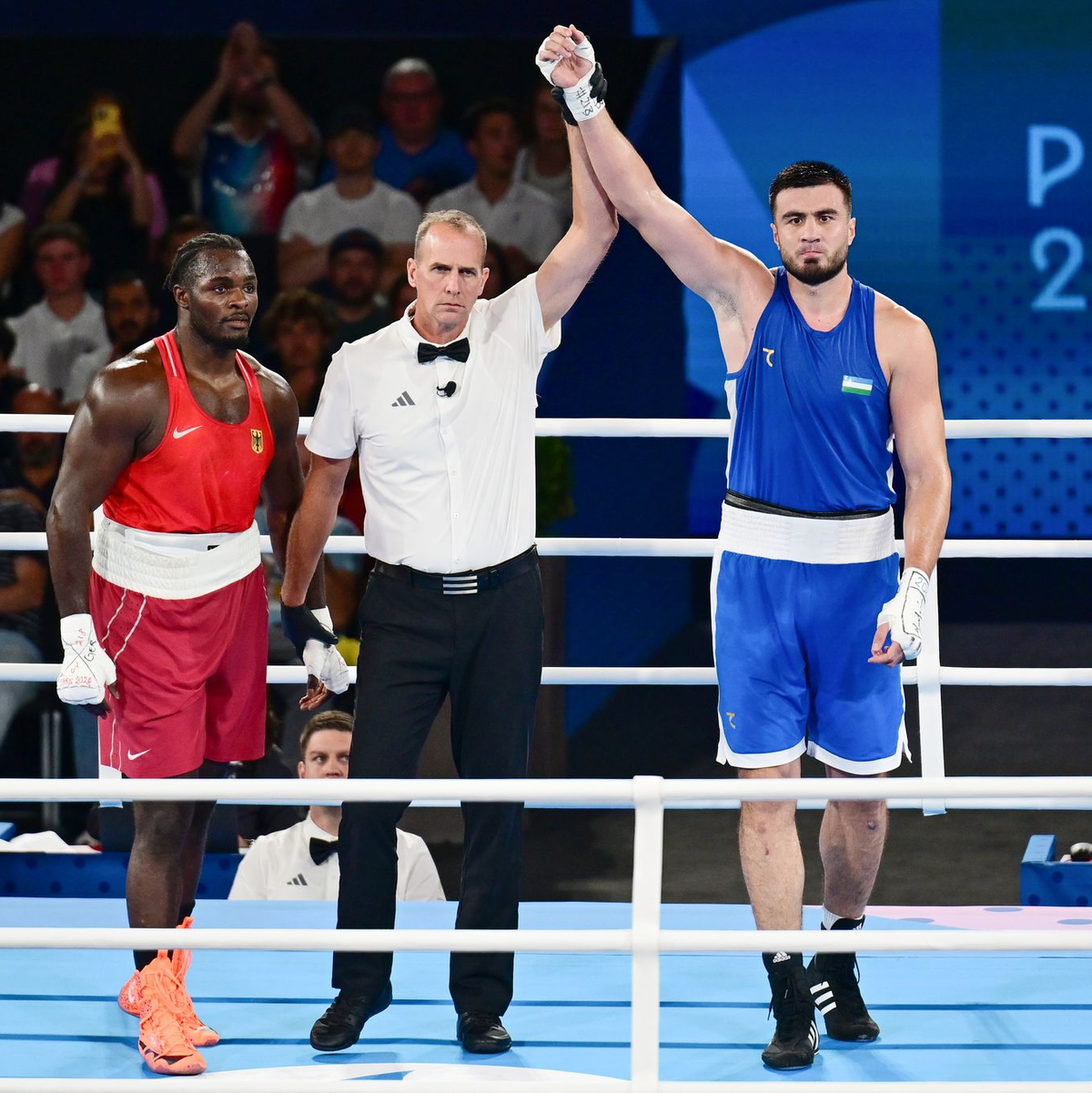 Darf sich mit Bronze trösten: Nelvie Tiafack. - Foto: Marijan Murat/dpa