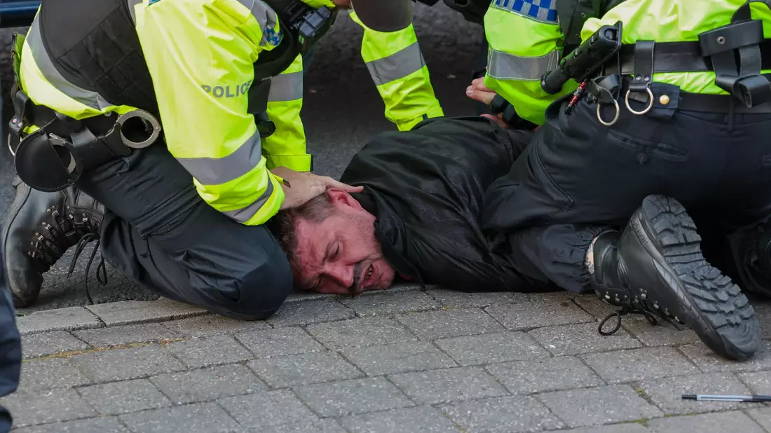 Vereinzelt kam es zu Festnahmen. - Bild: Pa Wire/PA Wire/dpa