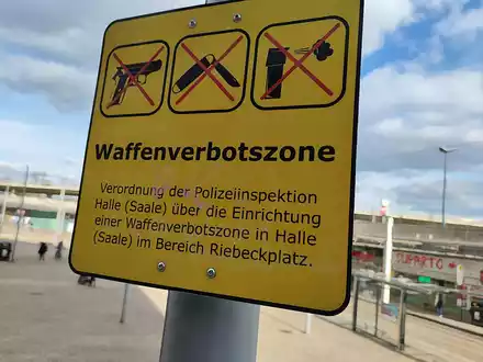 Waffenverbotszone (Archiv) - Foto: über dts Nachrichtenagentur
