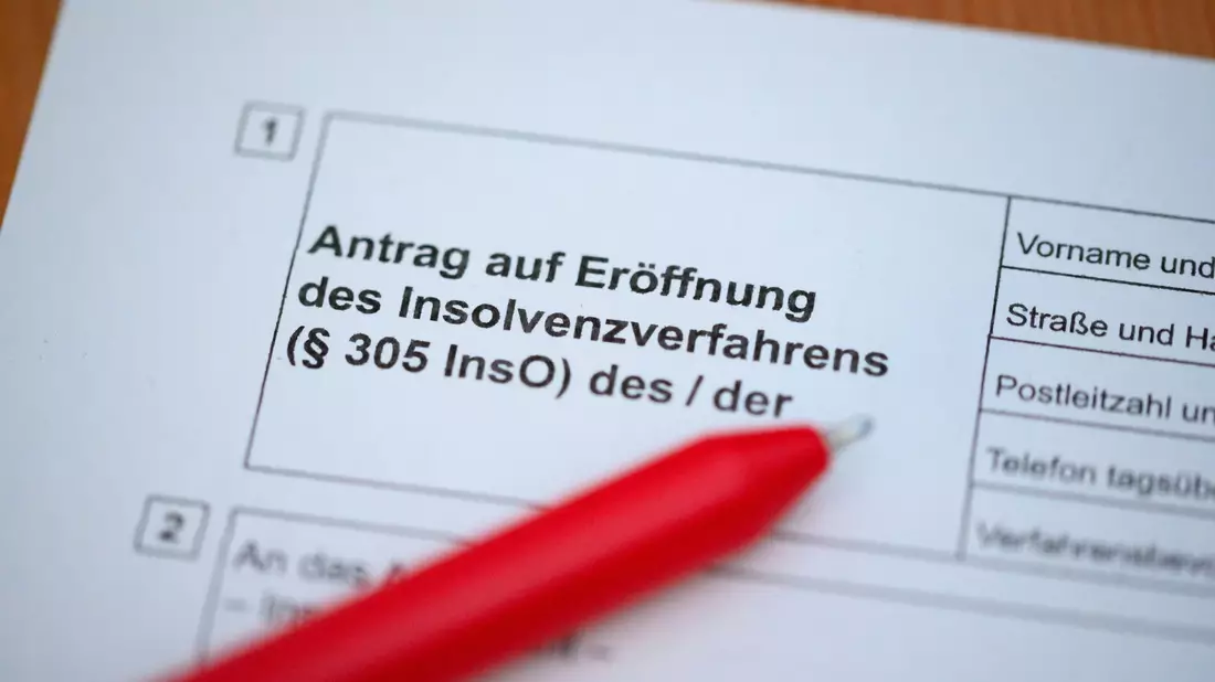 Wird vermehrt benötigt: Formular für den Insolvenzantrag. - Bild: Jonas Walzberg/dpa