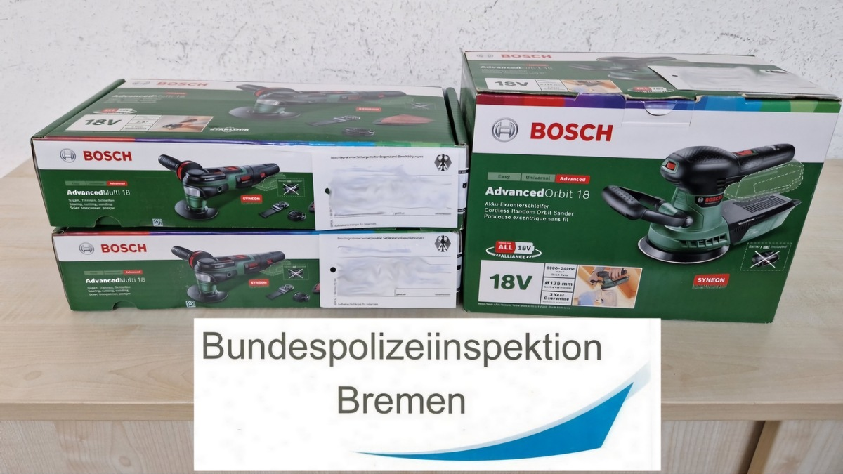 BPOL-HB: Zivilfahnder der Bundespolizei nehmen gesuchten Dieb fest - Foto: presseportal.de