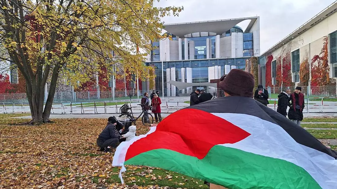 Pro-Palästinenser-Protest vor dem Kanzleramt (Archiv) - Bild: über dts Nachrichtenagentur