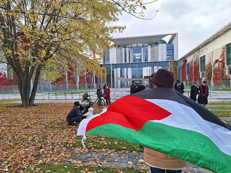 Pro-Palästinenser-Protest vor dem Kanzleramt (Archiv) - Foto: über dts Nachrichtenagentur