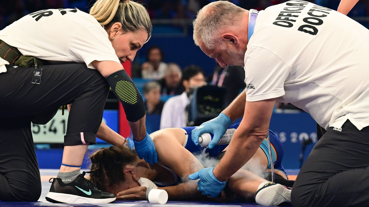 Medaillentraum geplatzt: Annika Wendle beendet die Spiele auf Rang fünf. - Foto: Sina Schuldt/dpa