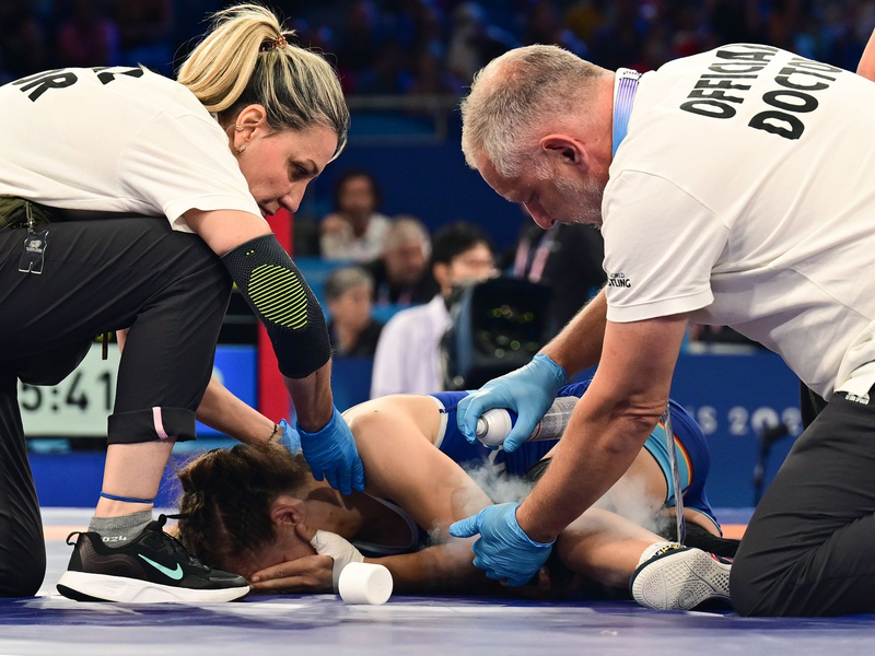 Medaillentraum geplatzt: Annika Wendle beendet die Spiele auf Rang fünf. - Foto: Sina Schuldt/dpa