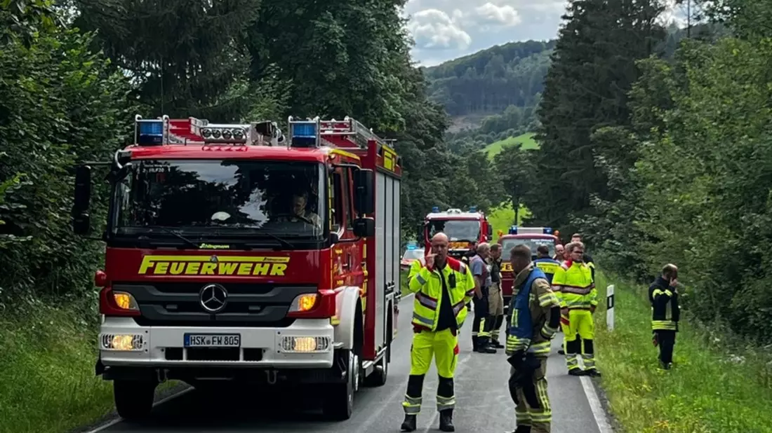 FF Olsberg: Erneuter Fehleinsatz für Rettungsdienste in Olsberg durch e-Call-System - Bild: presseportal.de