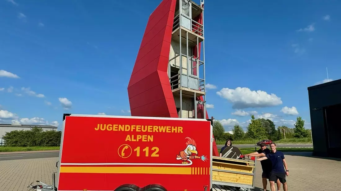 FW Alpen: Kreiszeltlager 2024 der Jugendfeuerwehren in Alpen - Bild: presseportal.de