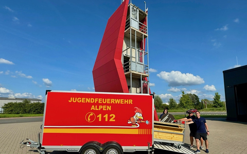 FW Alpen: Kreiszeltlager 2024 der Jugendfeuerwehren in Alpen - Foto: presseportal.de