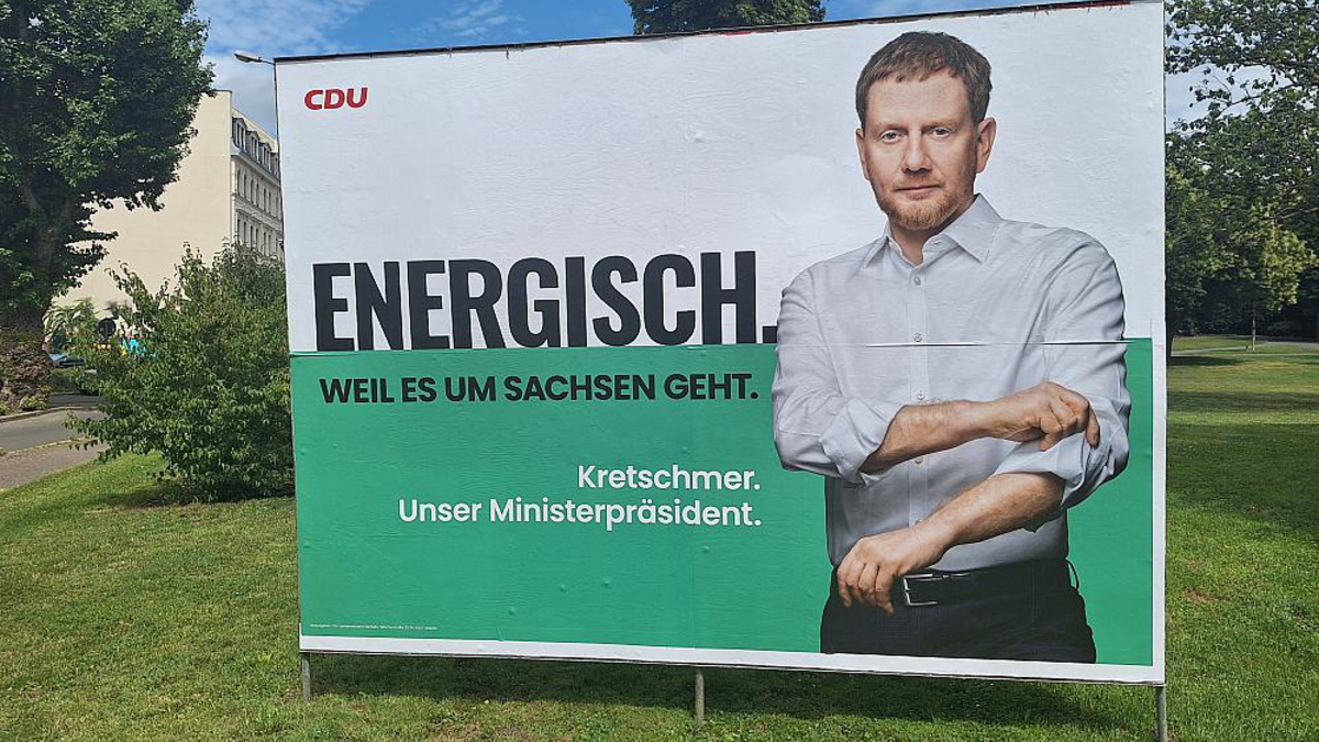 CDU-Wahlplakat zur Landtagswahl in Sachsen (Archiv) - Foto: über dts Nachrichtenagentur