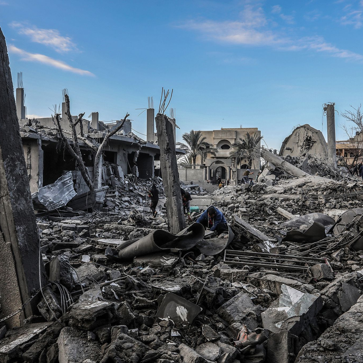 Luftangriffe wie im Gazastreifen, die ganze Viertel zerstören, könnten gegen die Genfer Konventionen verstoßen. (Archivbild) - Foto: Abed Rahim Khatib/dpa