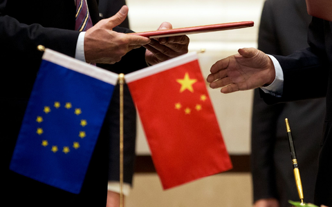 China ist der Ansicht, die EU verstoße mit den Zöllen auf chinesische E-Autos gegen WTO-Regeln. (Archivbild) - Foto: Andy Wong/AP