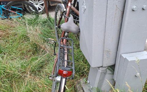BPOLI L: Achtlos abgestellte Fahrräder sorgen für Zugverspätungen auf der Bahnstrecke Leipzig - Zeitz - Foto: presseportal.de