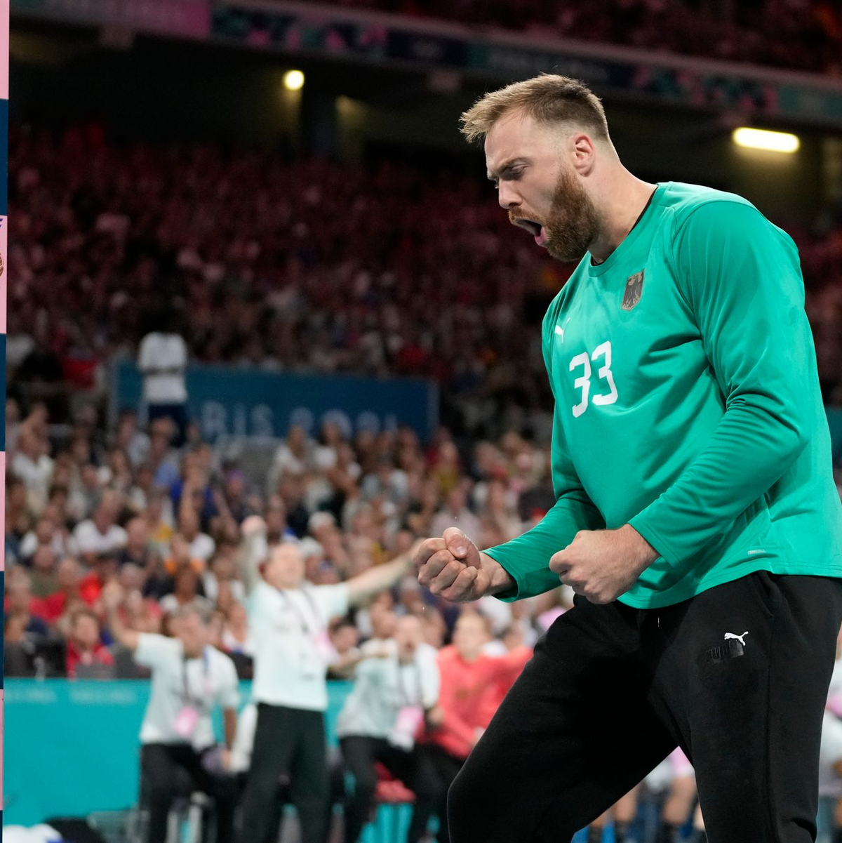 Spanien verzweifelte in der ersten Halbzeit an DHB-Keeper Andi Wolff. - Foto: Brian Inganga/AP