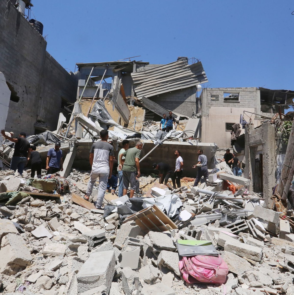 Israels Luftwaffe flog nach eigenen Angaben erneut einen Angriff gegen eine Hamas-Einsatzzentrale. (Archivbild) - Foto: Omar Ashtawy/APA Images via ZUMA Press Wire/dpa