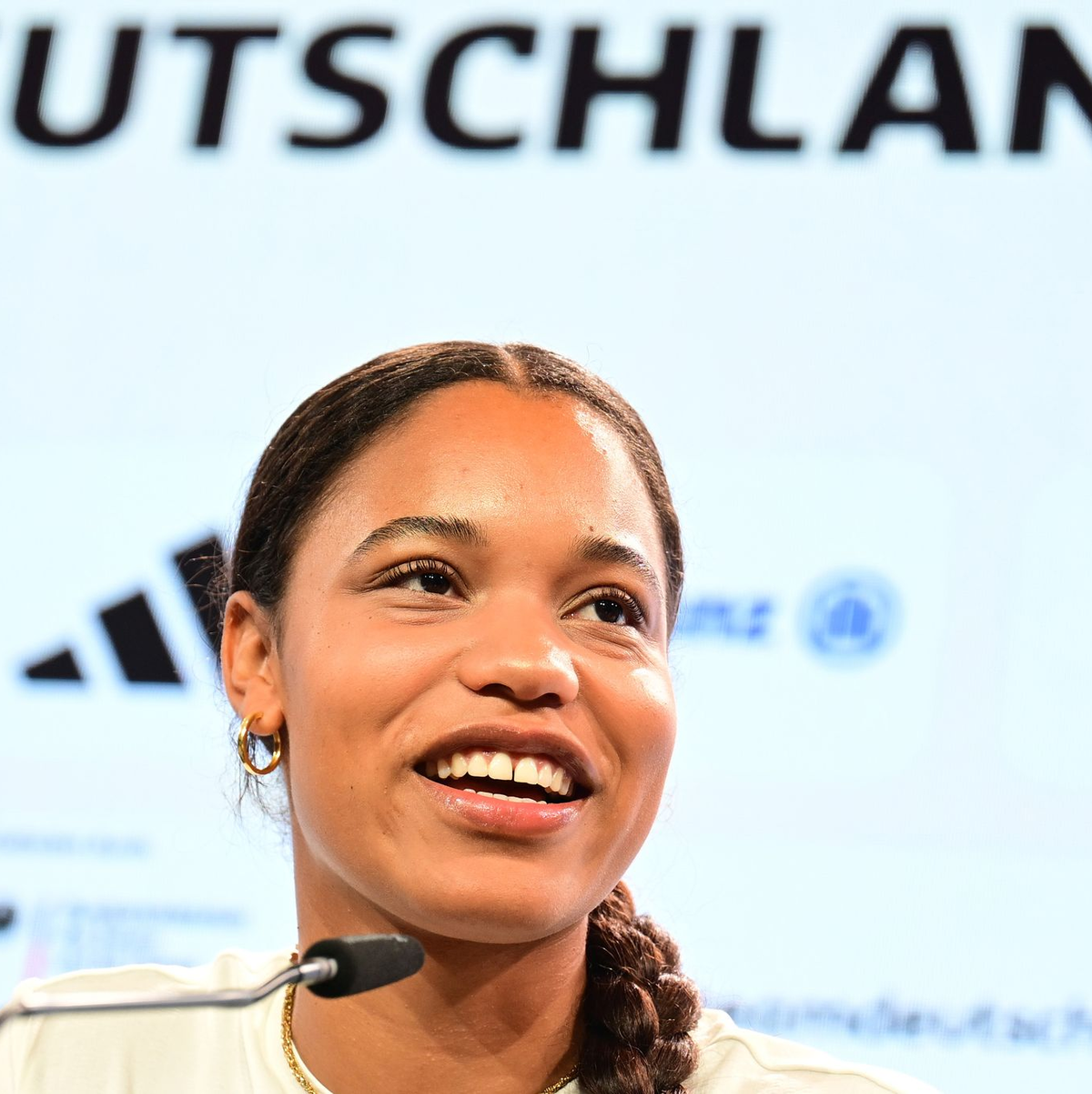 Yemisi Ogunleye ist eines der deutschen Gesichter dieser Spiele - Foto: Sina Schuldt/dpa