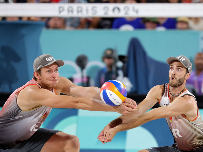 Das Duo tritt am Mittwoch bei der Europameisterschaft an. - Foto: Rolf Vennenbernd/dpa