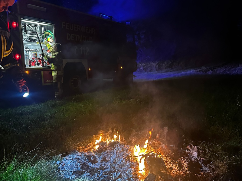 FW-DT: Unklarer Feuerschein in Nienhagen - Foto: presseportal.de