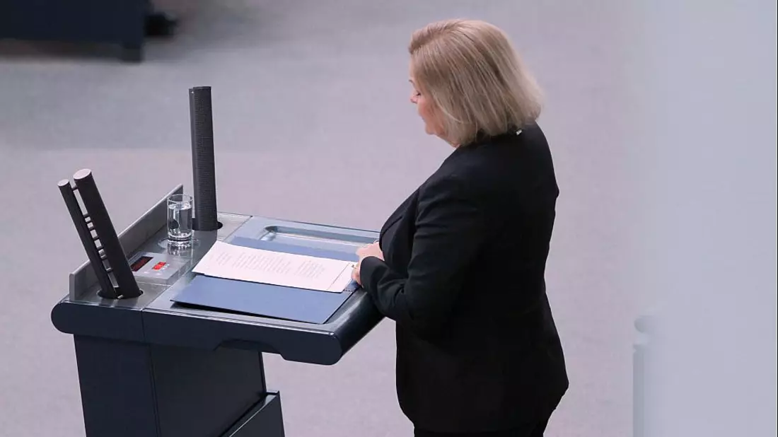 Nancy Faeser (Archiv) - Bild: über dts Nachrichtenagentur