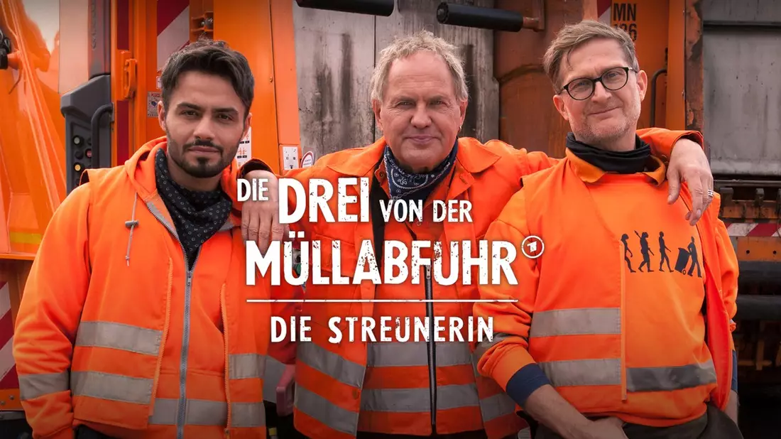 Die Drei von der Müllabfuhr ab 16. August auf vielen gängigen Plattformen, unter anderem Amazon, Google und Apple TV als Download und zum Leihen erhältlich - Bild: presseportal.de