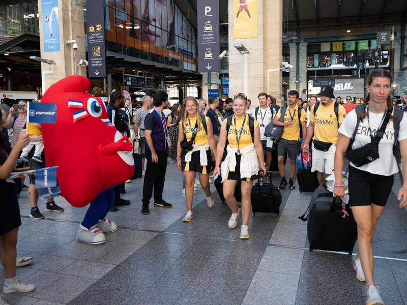 Viele Sportlerinnen und Sportler ruhen sich erst einmal aus. - Foto: Sebastian Kahnert/dpa
