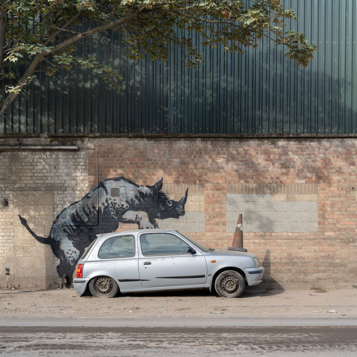 Es ist der achte Tag in Folge mit einem Banksy-Tier. - Foto: Banksy/PA Wire/dpa