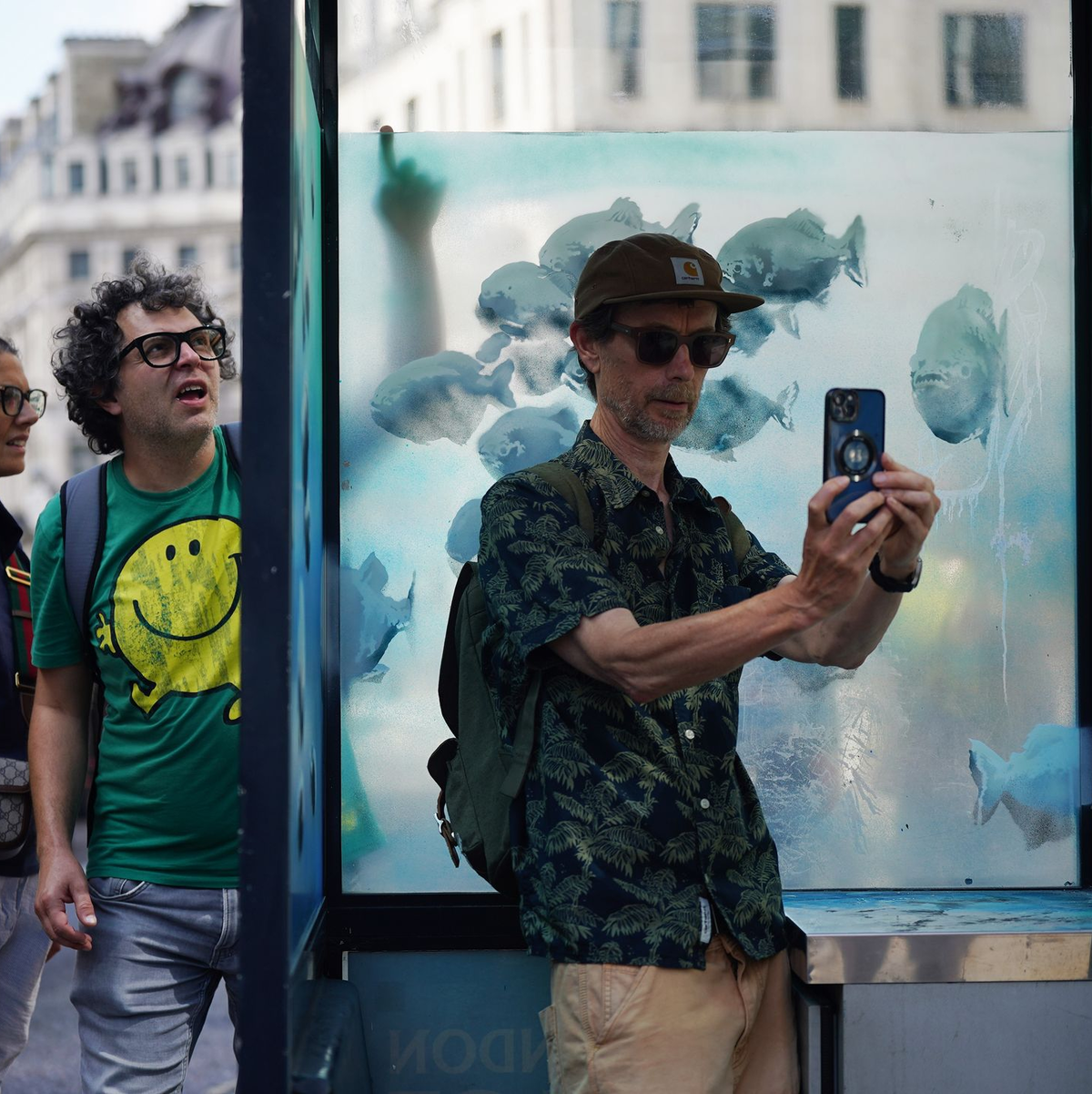 Das Motiv wurde mittlerweile abgesperrt. - Foto: Yui Mok/PA Wire/dpa