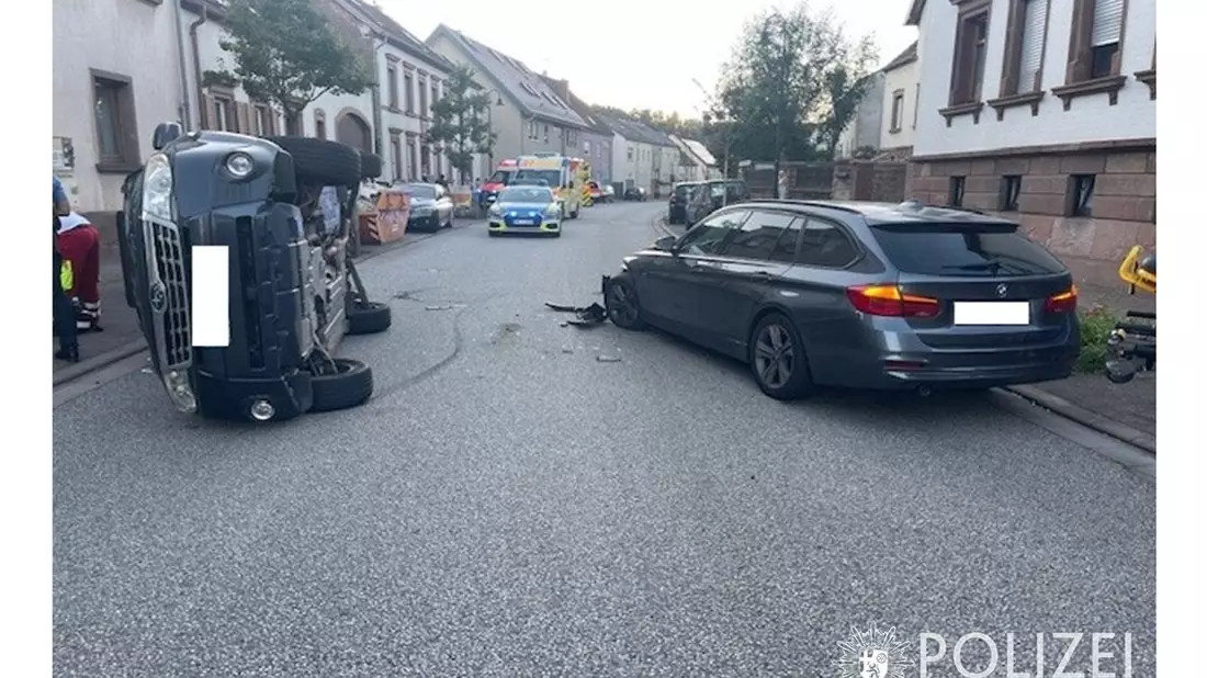 POL-PDPS: Frontalzusammenstoß im Begegnungsverkehr - Bild: presseportal.de
