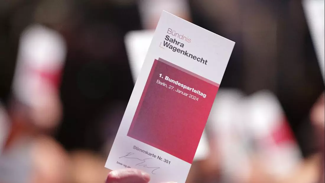 Gründungsparteitag der Wagenknecht-Partei BSW (Archiv) - Bild: über dts Nachrichtenagentur