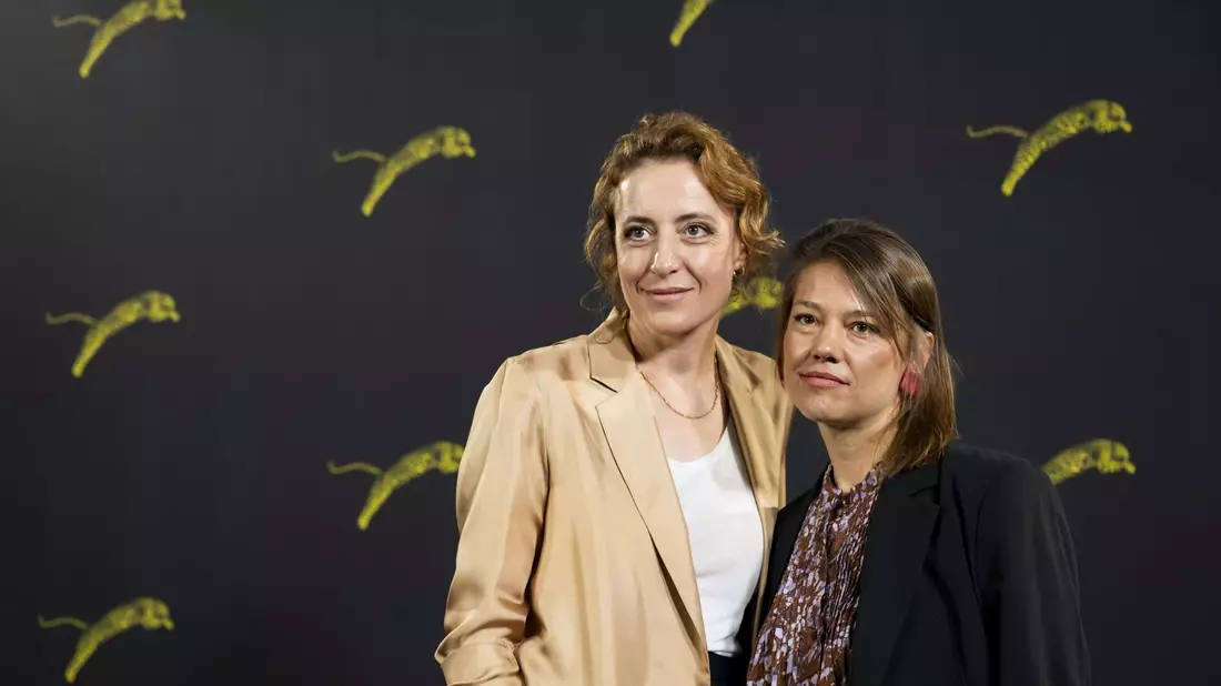 Maren Eggert («Ich bin dein Mensch») gilt als Favoritin für eine Ehrung mit dem Preis für das beste Schauspiel. - Bild: Jean-Christophe Bott/KEYSTONE/dpa