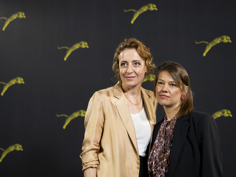 Maren Eggert («Ich bin dein Mensch») gilt als Favoritin für eine Ehrung mit dem Preis für das beste Schauspiel. - Foto: Jean-Christophe Bott/KEYSTONE/dpa