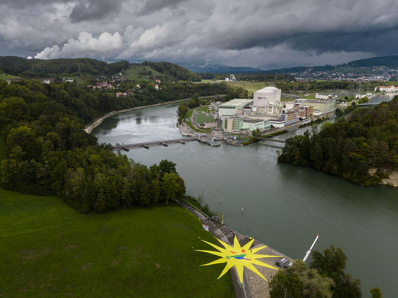 Abschaltung am Kernkraftwerk Beznau: Keine Gefahr für die Menschen, sagt der Betreiber. (Archivbild) - Foto: Michael Buholzer/KEYSTONE/dpa