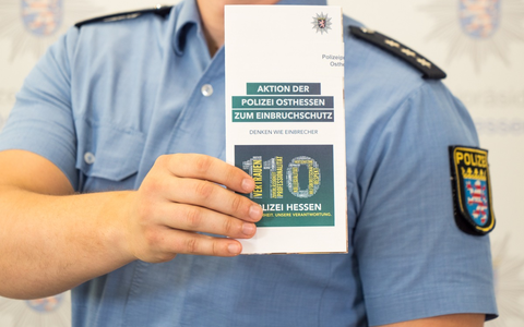POL-OH: HINWEIS FÜR MEDIEN - Einbrüche verhindern: Einbruchsschutzaktion der Polizei Osthessen zur Ferienzeit in Fulda - Foto: presseportal.de