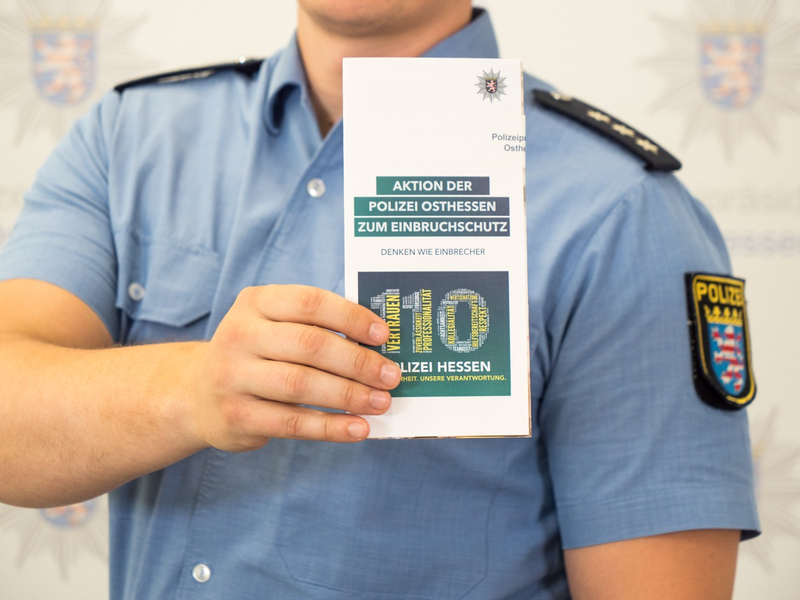 POL-OH: HINWEIS FÜR MEDIEN - Einbrüche verhindern: Einbruchsschutzaktion der Polizei Osthessen zur Ferienzeit in Fulda - Foto: presseportal.de