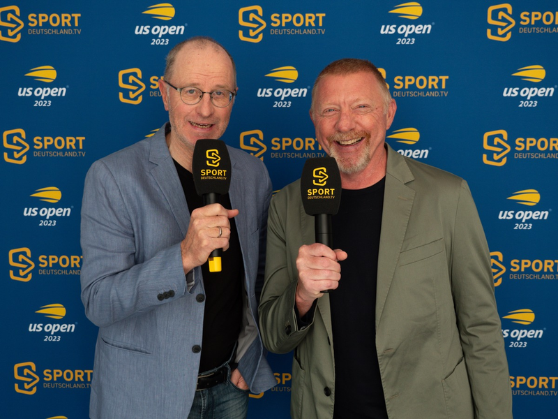 US Open 2024: Sportdeutschland.TV präsentiert Übertragungskonzept und ein hochkarätiges Kommentatoren-Team um Boris Becker, Mischa Zverev und Matthias Stach - Foto: presseportal.de