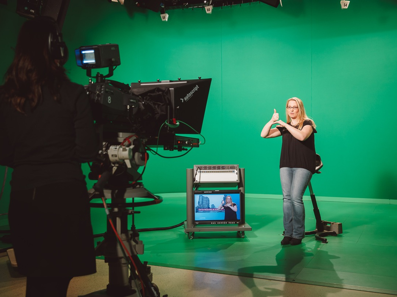 Aktuell und inklusiv: MDR macht alle Wahlsendungen für Menschen mit Sinnesbehinderung barrierefrei - Foto: presseportal.de