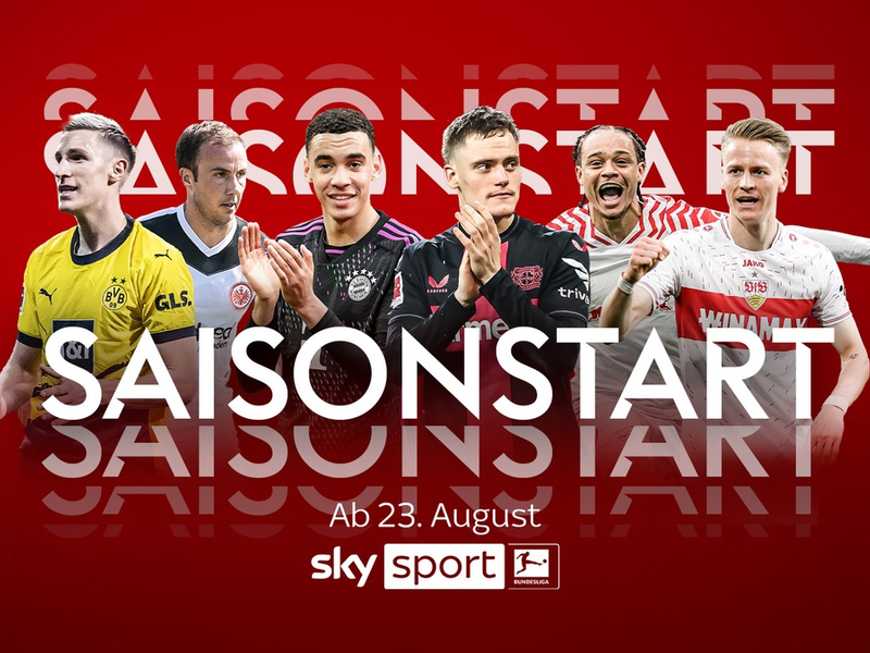 Rund 1.000 Spiele und über 3.500 Stunden Live-Berichterstattung: die Fußball-Saison 2024/25 bei Sky Sport - Foto: presseportal.de