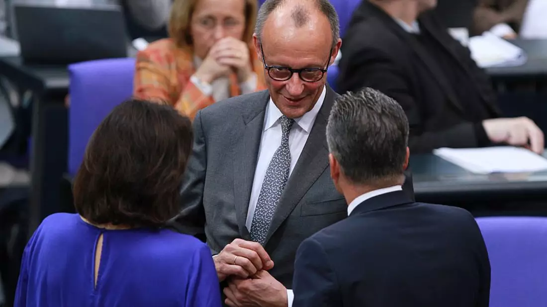Friedrich Merz, Dorothee Bär, Thorsten Frei (Archiv) - Bild: über dts Nachrichtenagentur