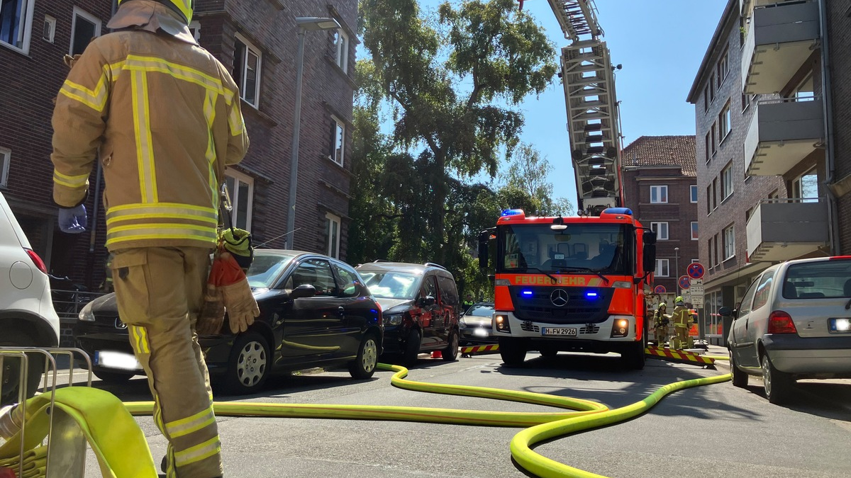 FW Hannover: Zimmerbrand in der Südstadt - Foto: presseportal.de