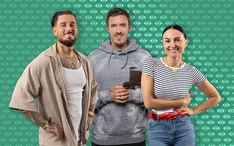 Mike Heiter Max Kruse Mimi Fiedler Promi Big Brother - Foto: Joyn/Bene Müller/Pascal Bünning, presseportal.de