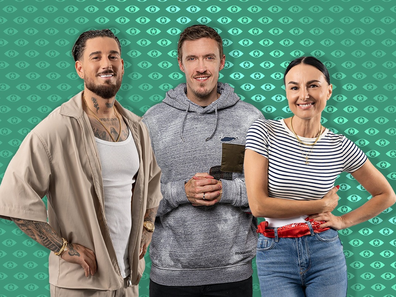 Mike Heiter Max Kruse Mimi Fiedler Promi Big Brother - Foto: Joyn/Bene Müller/Pascal Bünning, presseportal.de