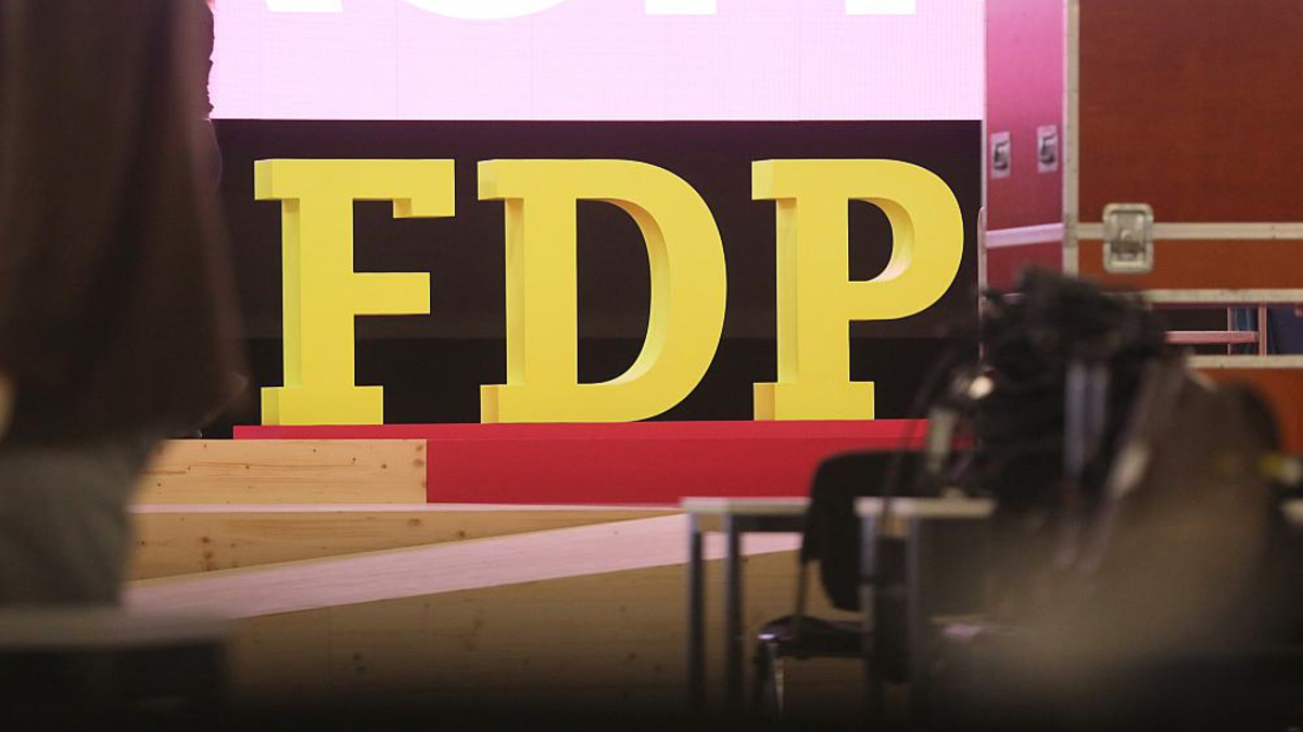FDP-Logo auf Parteitag (Archiv) - Foto: über dts Nachrichtenagentur