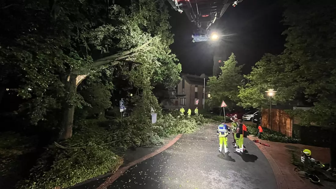 FW Gronau: Unwetter fordert die Feuerwehr Gronau - Bild: presseportal.de