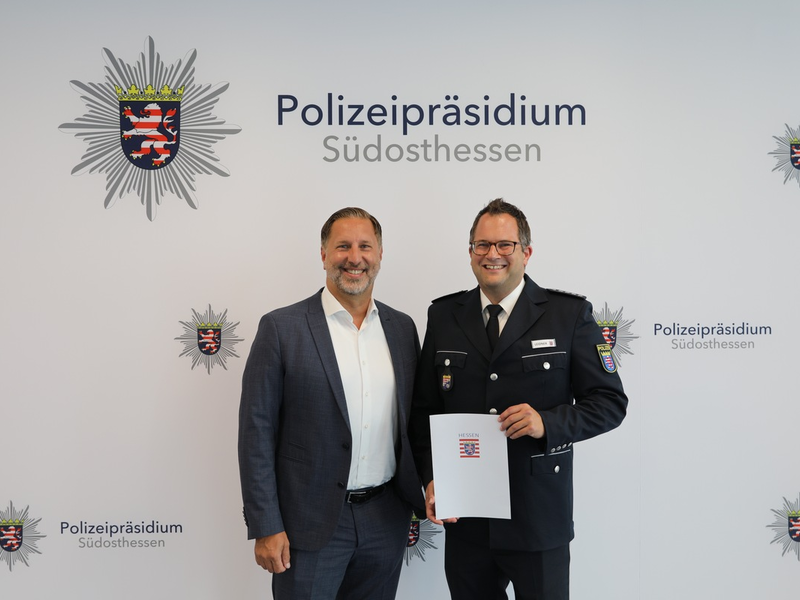 POL-OF: In eigener Sache: Christopher Leidner ist neuer Leiter der Presse- und Öffentlichkeitsarbeit beim Polizeipräsidium Südosthessen - Foto: presseportal.de
